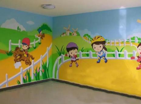 双江幼儿园墙体彩绘制作流程及注意事项